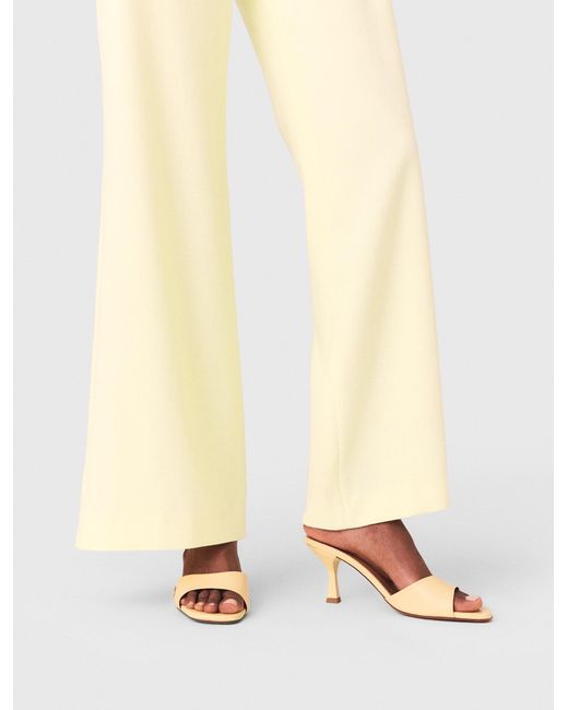 Maje Metallic Leather Mules