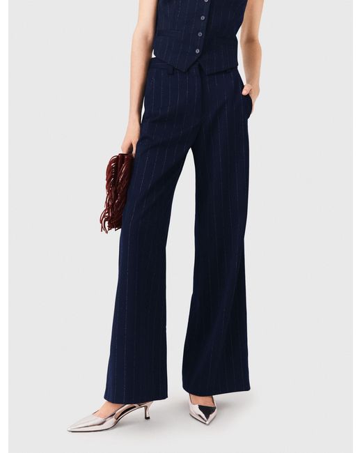 Maje Blue Suit Trousers