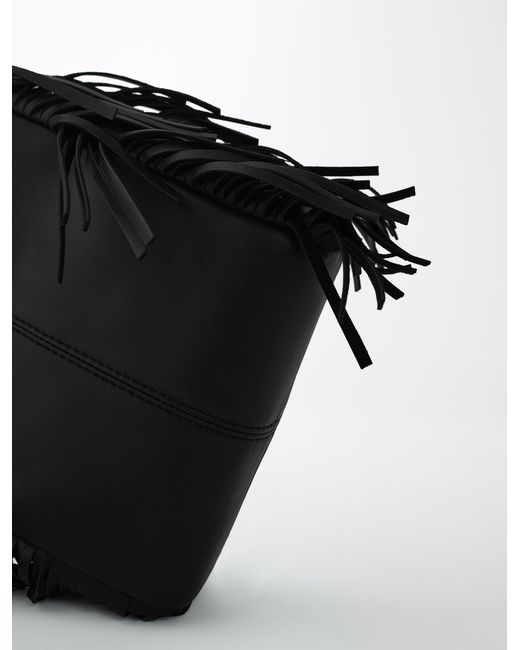 Maje Black Mini M Bag