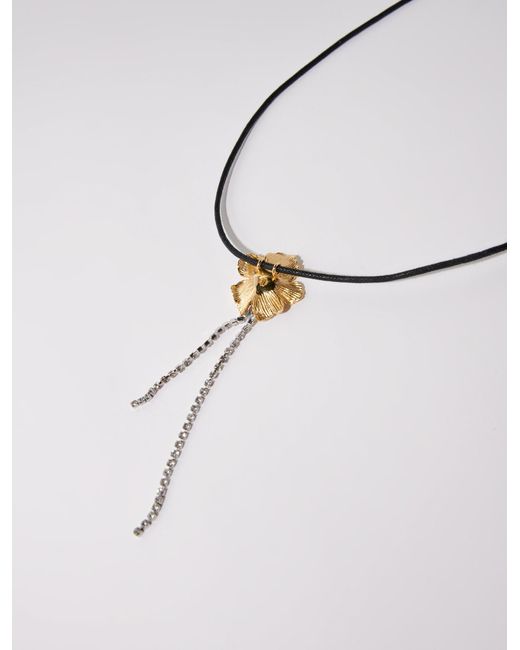 Maje White Flower Necklace
