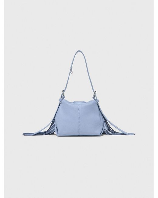 Maje Blue Miss M Micro Bag