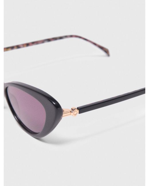 Maje Purple Cat-Eye Sunglasses
