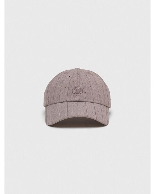 Maje Multicolor Printed Cotton Hat