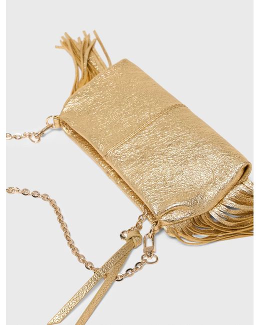 Maje Miss M Metallic Pouch Bag