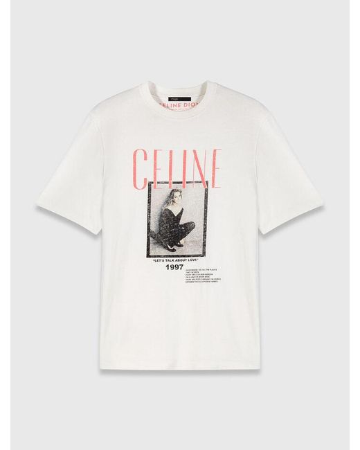 Maje White X Céline Dion T-Shirt