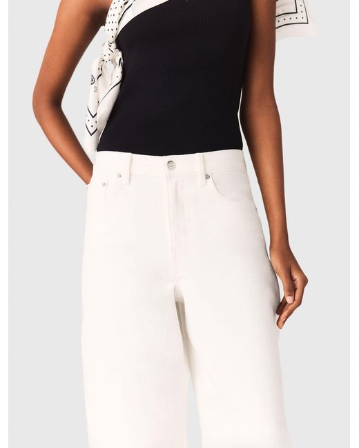 Maje White Balloon Jeans