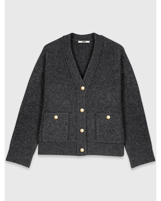 Maje Blue Yak Cardigan