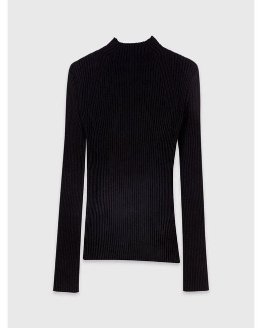 Pull Col Rond Maje en coloris Blue