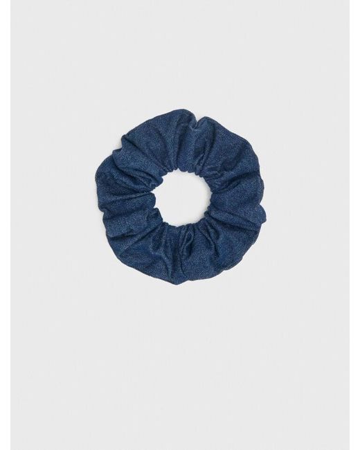 Maje Blue Denim Scrunchie