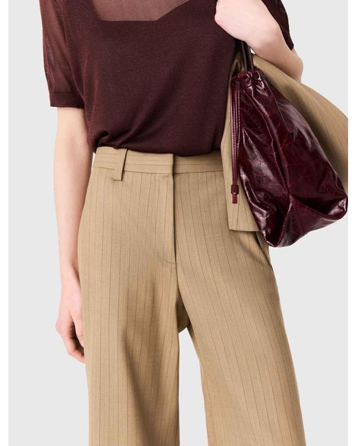 Maje Natural Suit Trousers