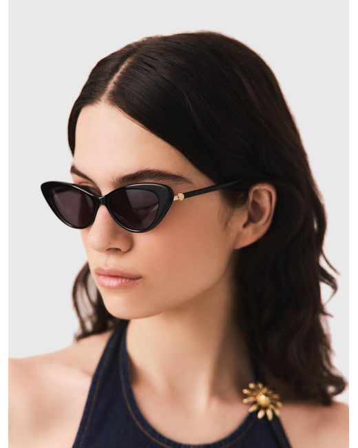 Maje Purple Cat-Eye Sunglasses