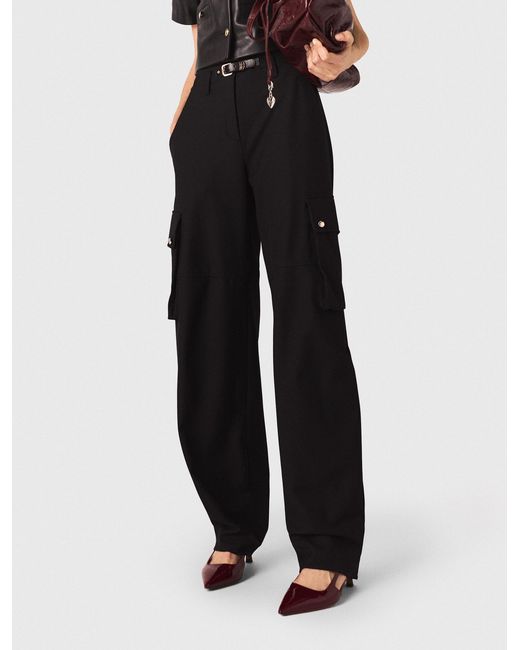 Maje White Cargo Trousers
