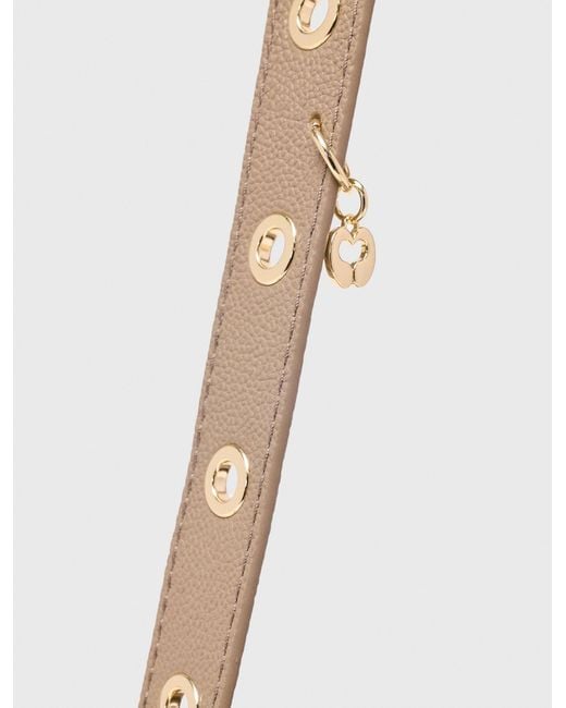 Maje Natural Grained Leather Mini Miss M Bag