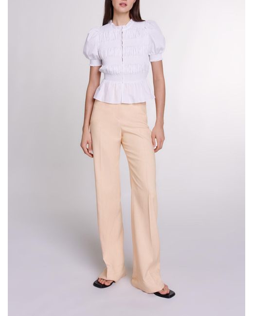 Maje Pink Suit Trousers