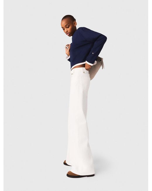 Maje Blue Flared Jeans