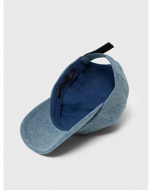 Maje Blue Denim Cap