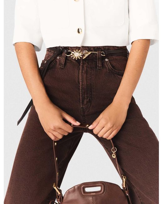 Maje Black One Size Belt