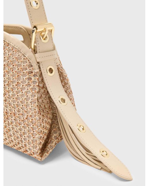 Maje Natural Miss M Mini Net Bag