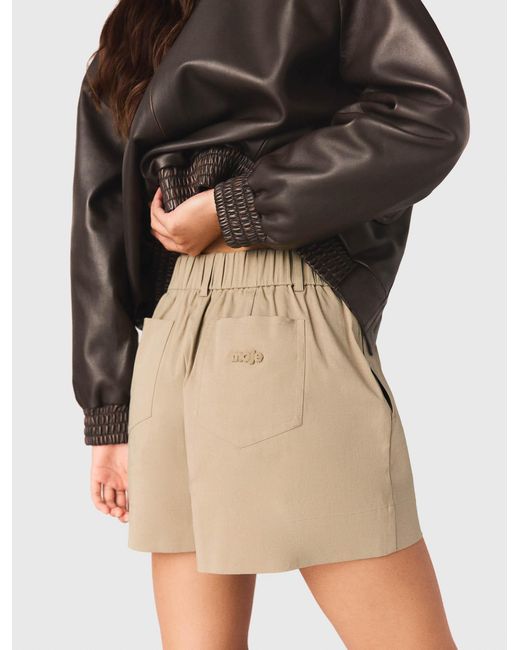 Maje White Cotton Shorts