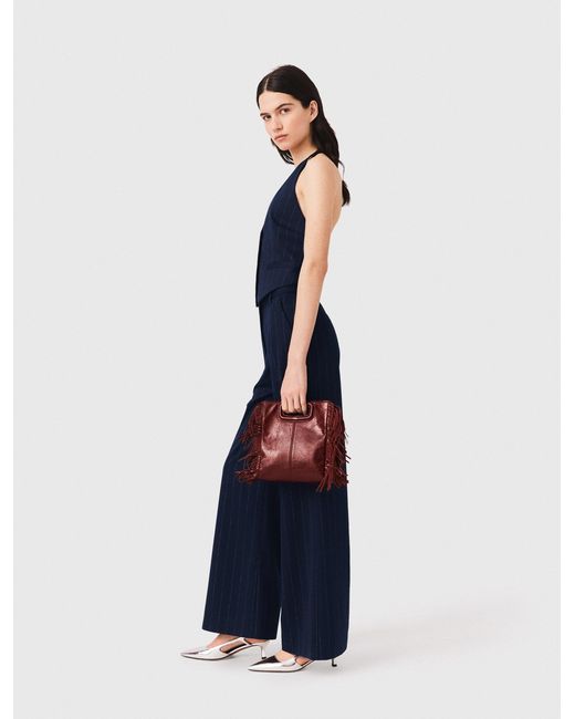 Maje Blue Suit Trousers