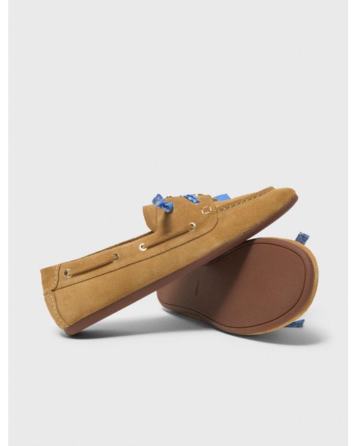 Maje White Bootsschuh Aus Veloursleder