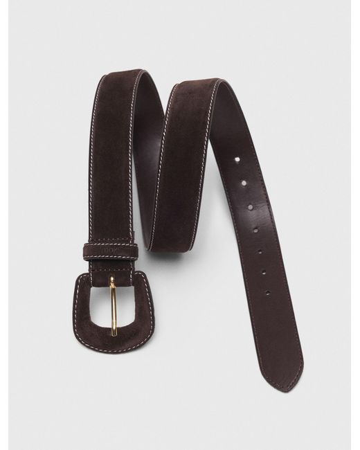 Maje Multicolor Suede Belt