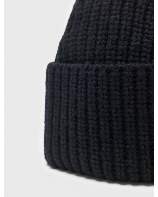 Maje Blue Wool And Cashmere Hat