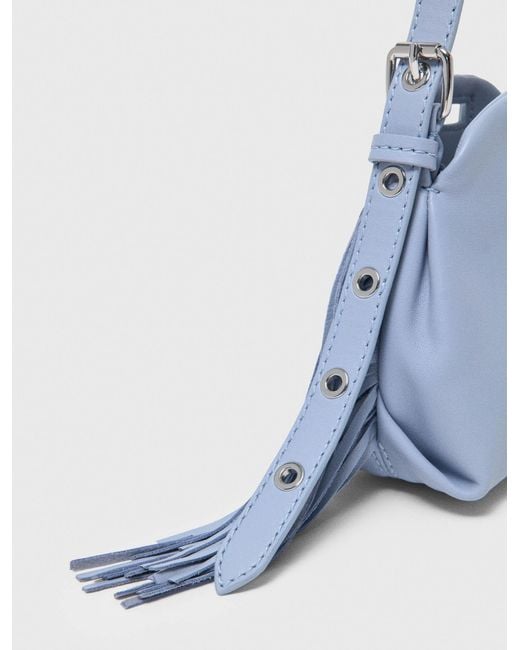 Maje Blue Miss M Micro Bag
