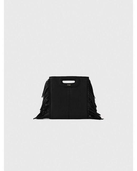 Maje Black Mini M Bag