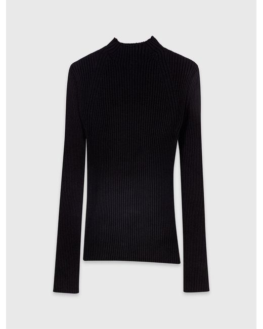 Pull Col Rond Maje en coloris Blue