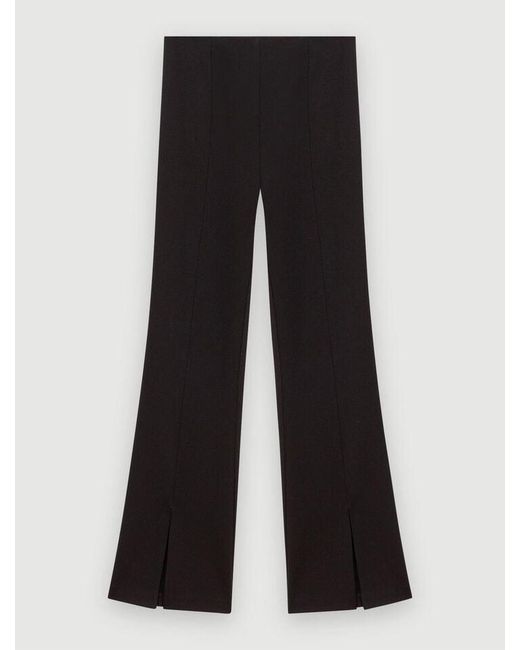 Maje White Slit Trousers