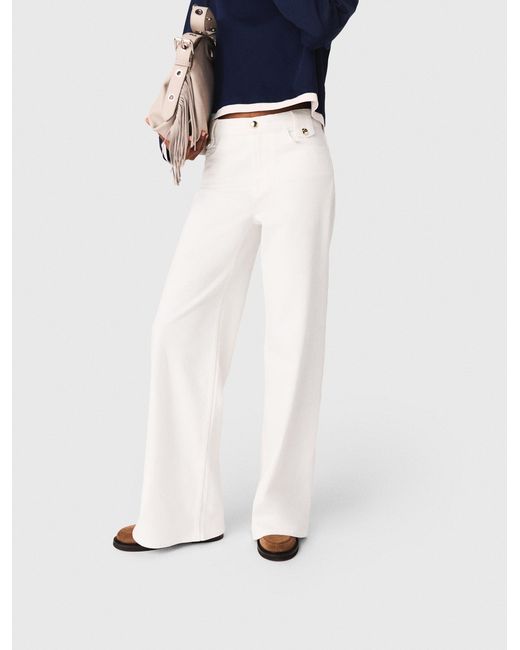 Maje Blue Flared Jeans