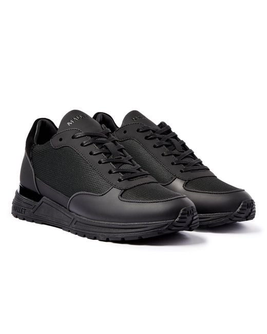 Mallet London Mallet Popham Lite Blackout Trainers for men