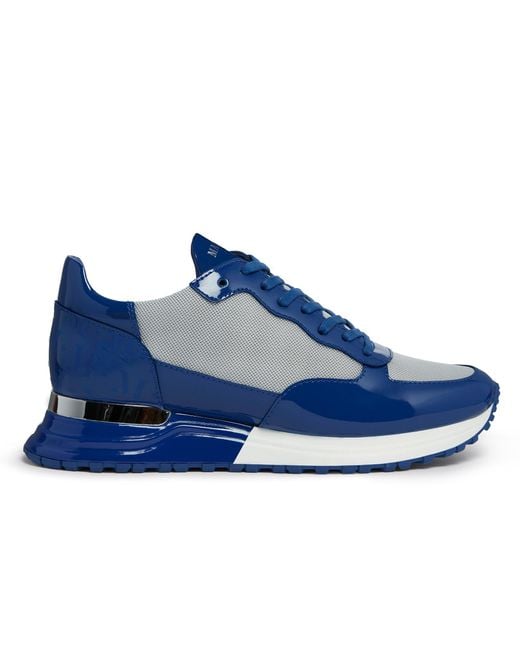 Mallet Blue Mallet Popham Chrome Trainers for men