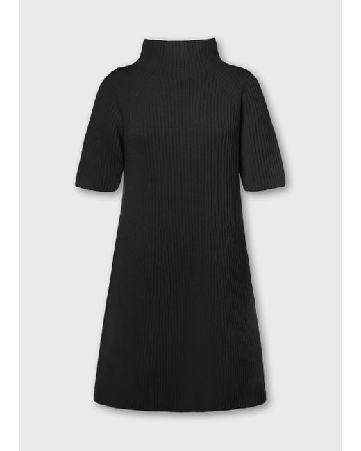 Malo Black Cashmere Dress
