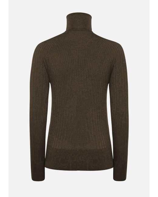 Malo Brown Turtleneck Sweater