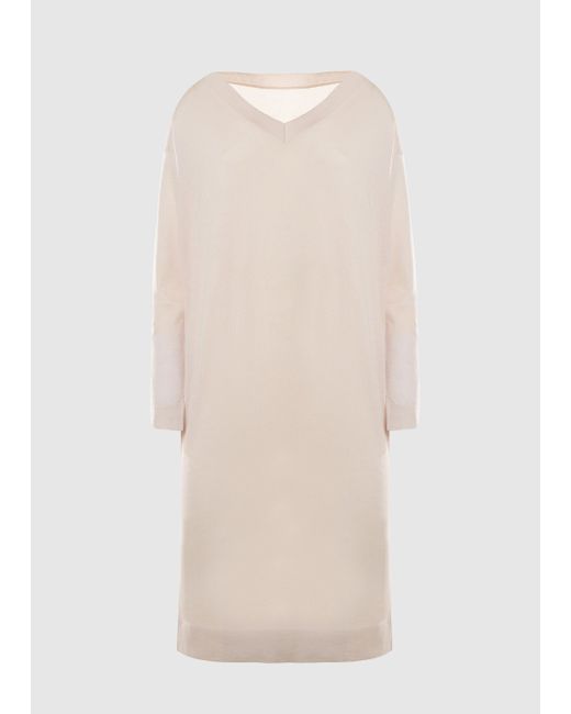 Malo Natural Cashmere And Silk Dress