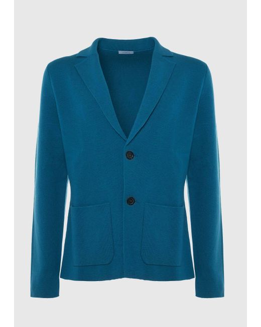 Malo Blue Cashmere Jacket for men
