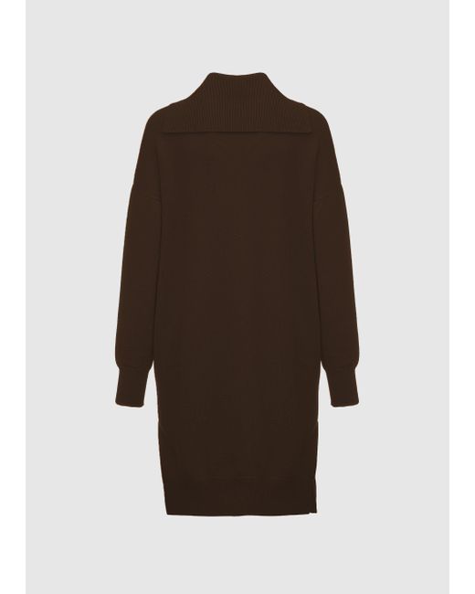 Malo Brown Cashmere Dress