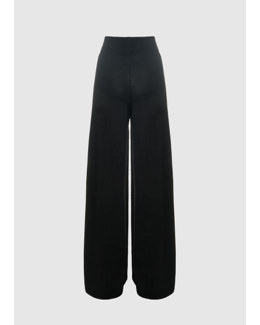Malo Black Cashmere And Silk Trousers
