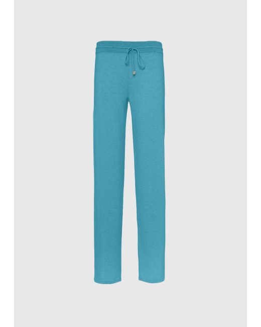 Malo Blue Cashmere Jogger Pants