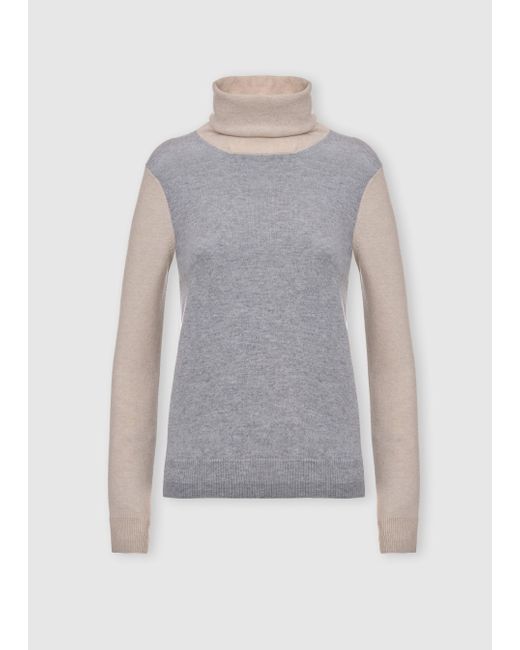 Malo Gray Cashmere Turtleneck Sweater, Candies