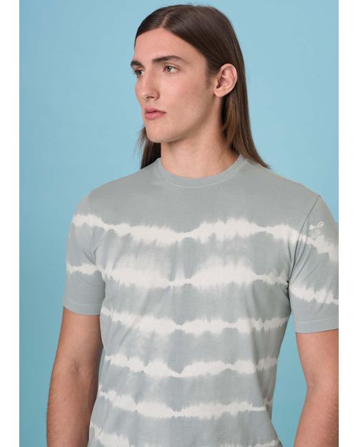 Malo Gray Stretch Cotton T-Shirt for men