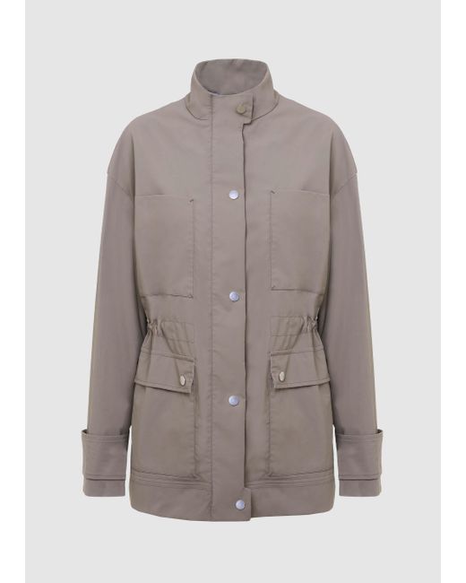 Malo Gray Blended Cotton Jacket