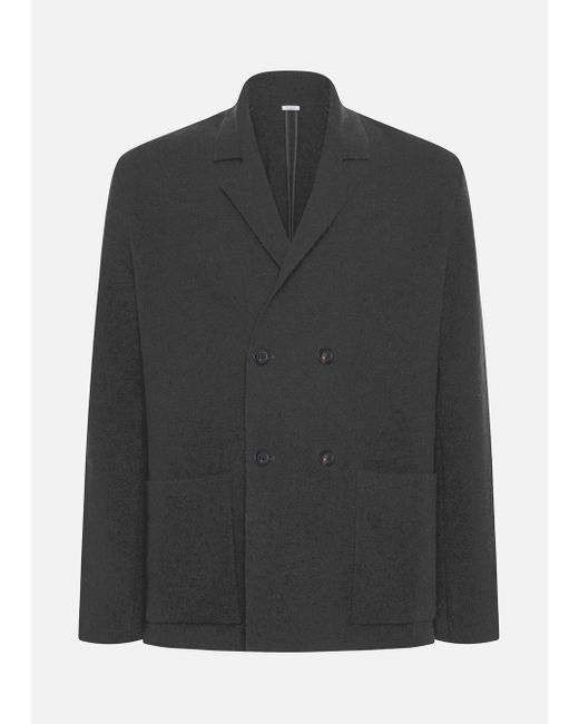 Malo Black Virgin Wool And Cashmere Jacket for men