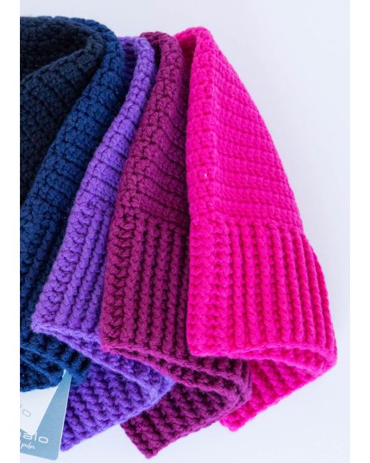 Malo Pink Handmade Cashmere Beanie for men