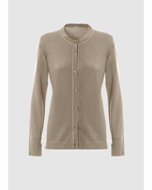 Malo Natural Cashmere And Silk Cardigan