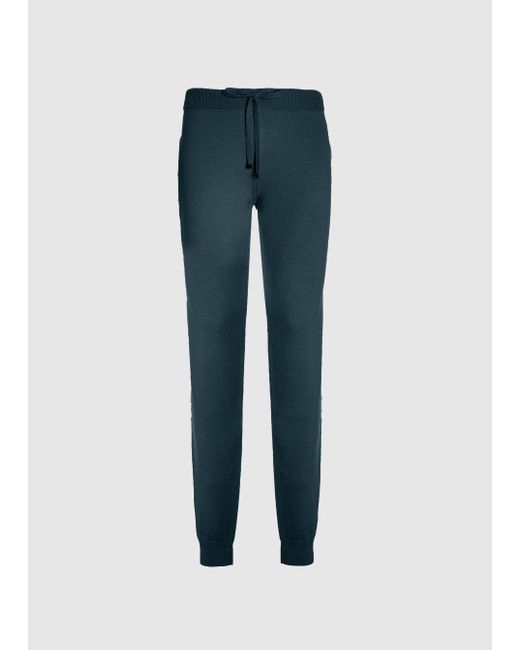 Malo Blue Cashmere Trousers for men