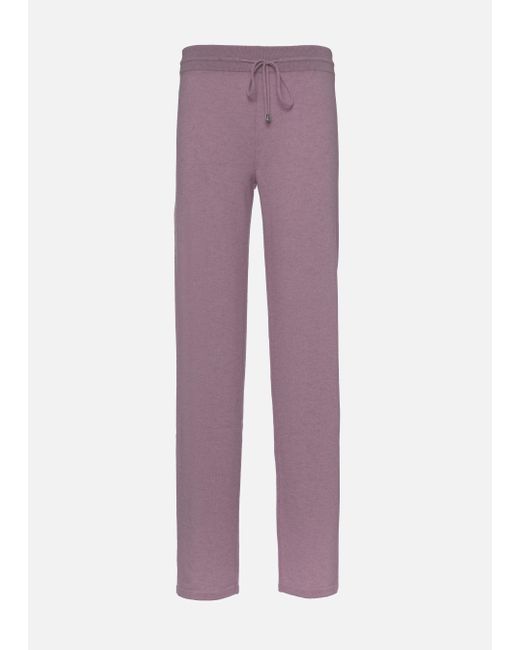 Malo Purple Jogger Trousers