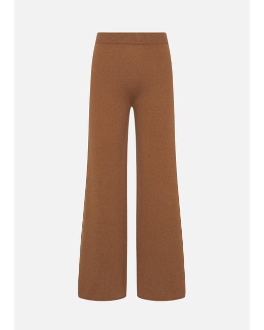 Malo Brown Cashmere Trousers